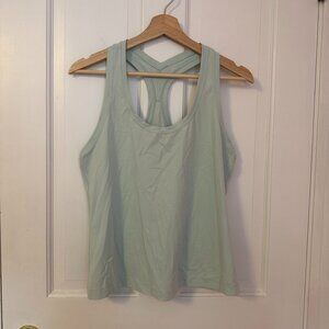 Lululemon Waist-Length Racerback Tank Top - Light Green